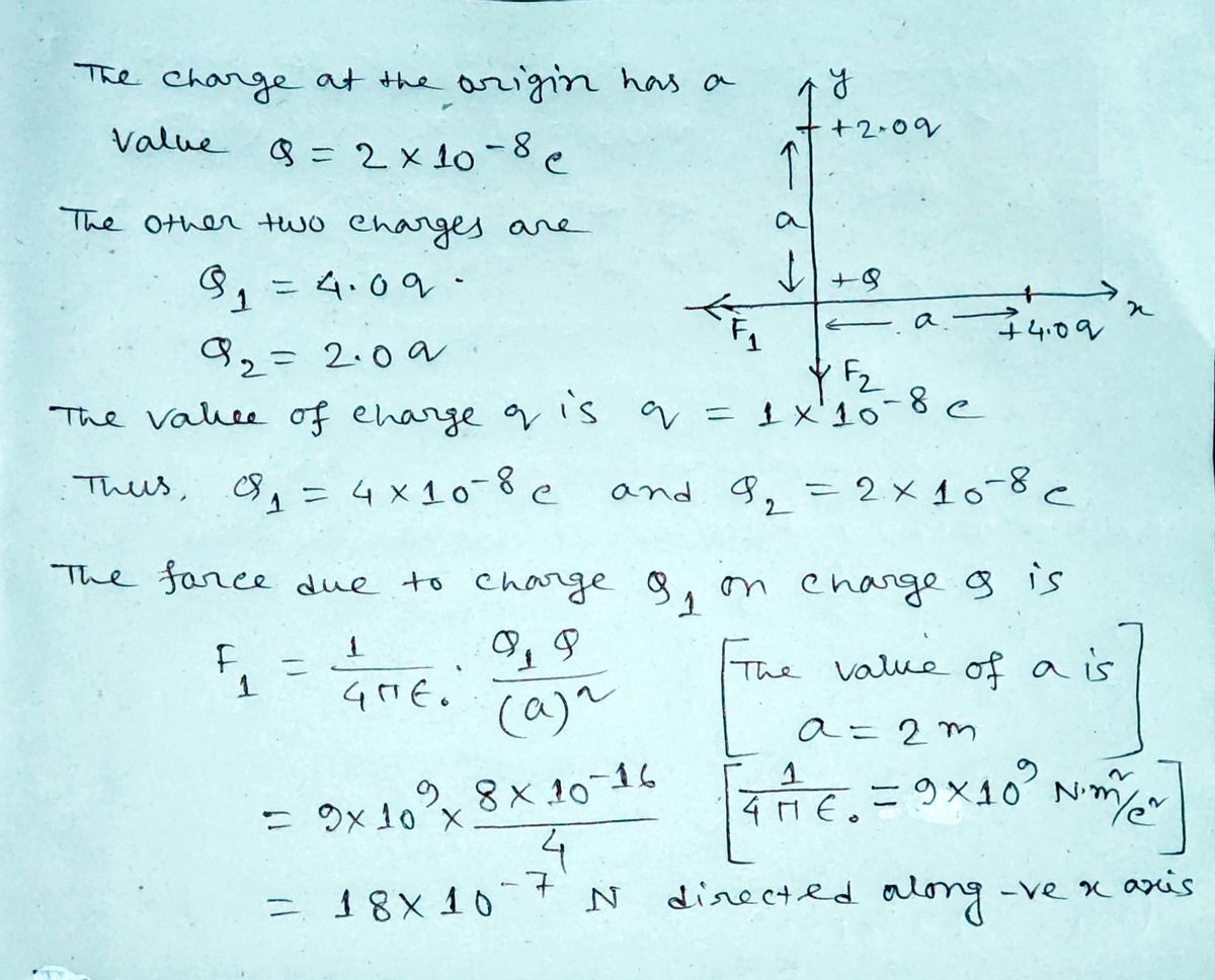 Physics homework question answer, step 1, image 1